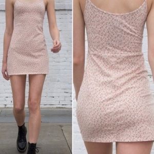 brandy melville pink floral dress